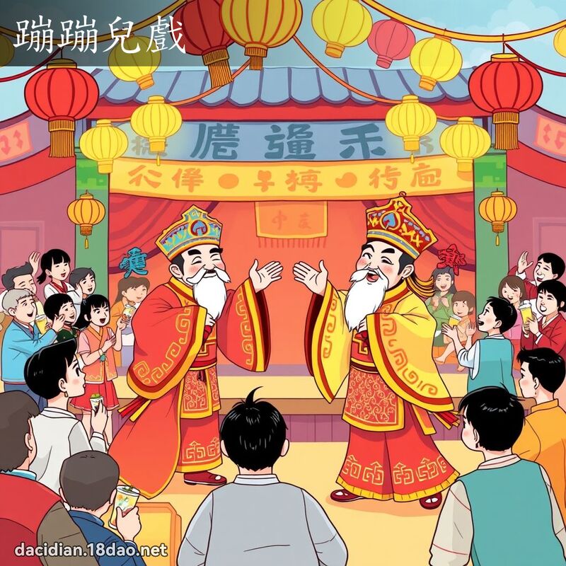 蹦蹦兒戲 - 國語大辭典配圖