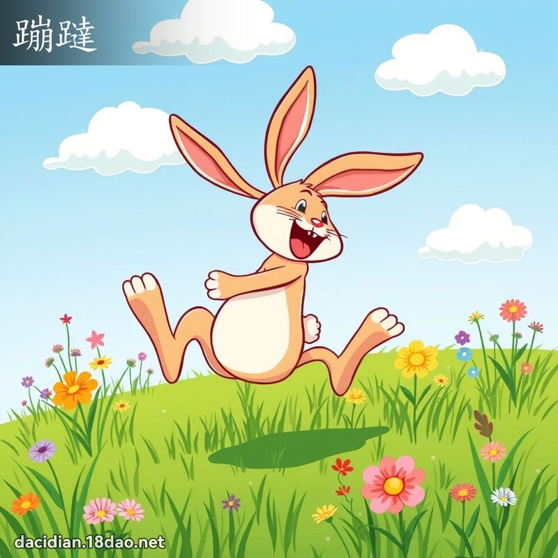 蹦躂 - 国语大辞典配图
