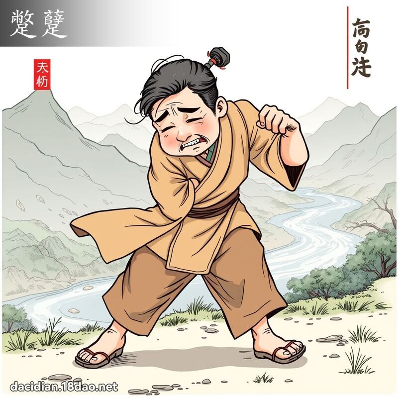 蹩躠 - 國語大辭典配圖