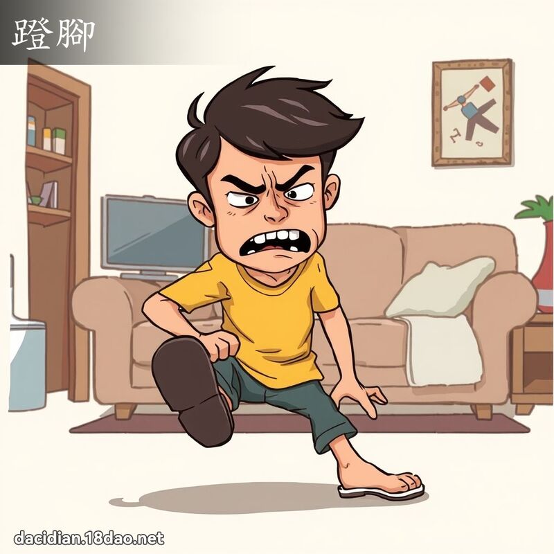 蹬腳 - 國語大辭典配圖