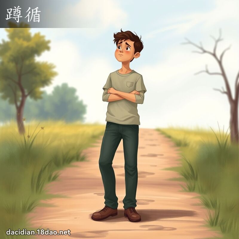 蹲循 - 国语大辞典配图