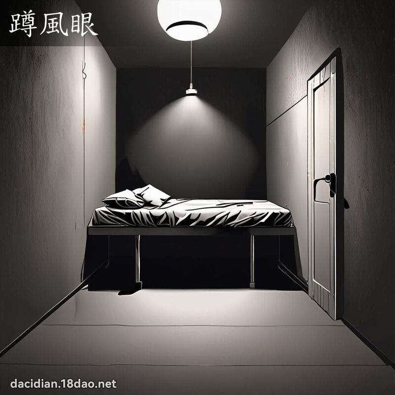蹲風眼 - 國語大辭典配圖