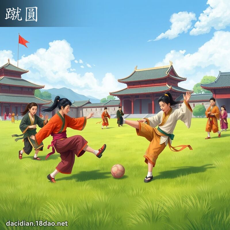 蹴圓 - 國語大辭典配圖