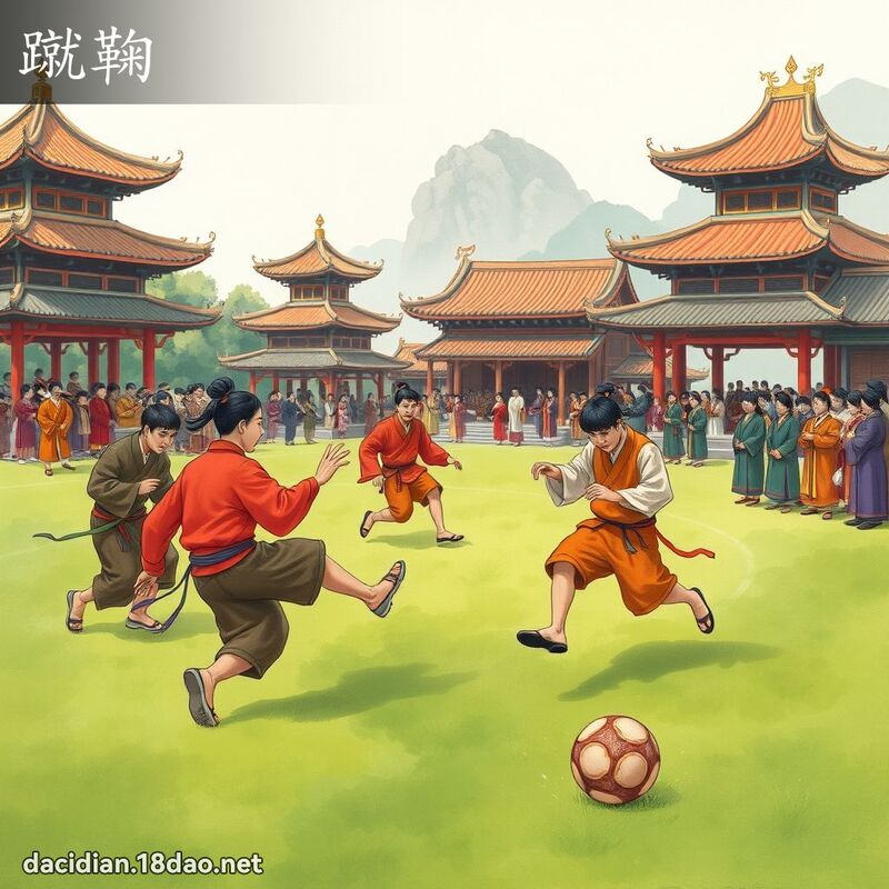 蹴鞠 - 國語大辭典配圖