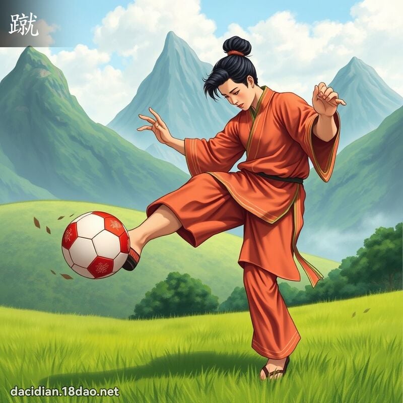 蹴 - 國語大辭典配圖