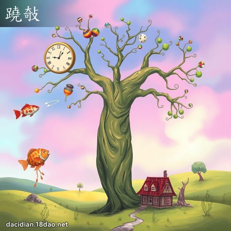 蹺敧 - 国语大辞典配图