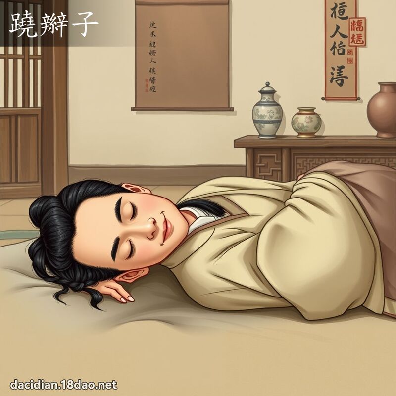 蹺辫子 - 国语大辞典配图