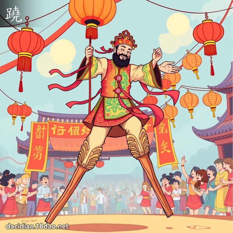 蹺 - 國語大辭典配圖