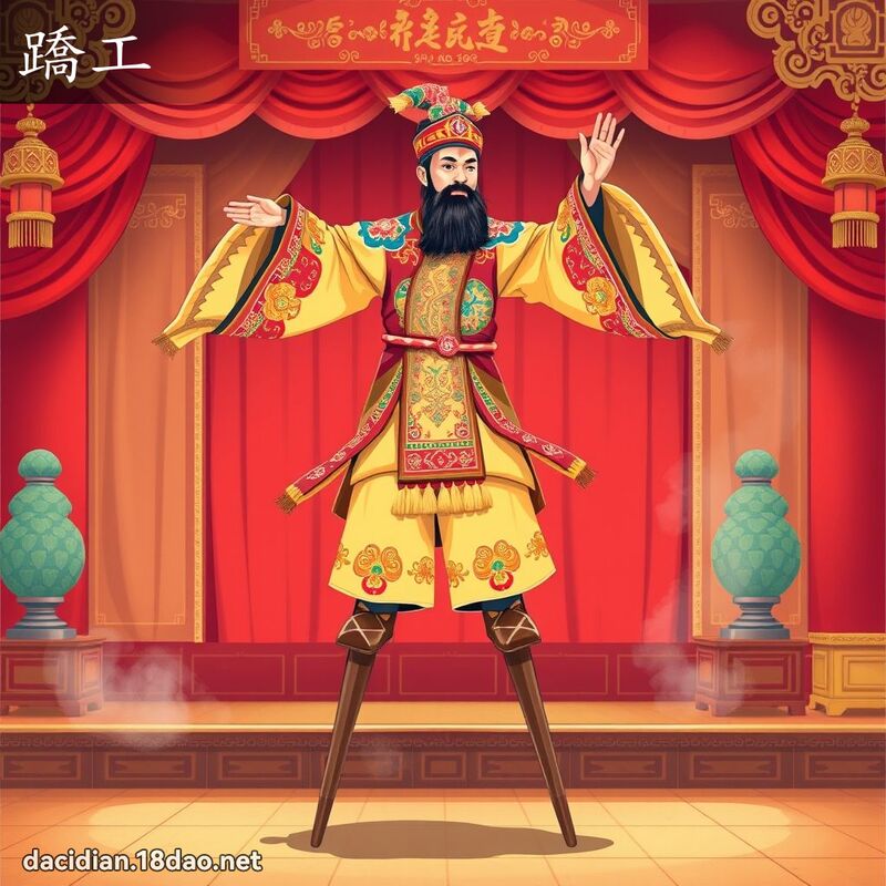 蹻工 - 國語大辭典配圖