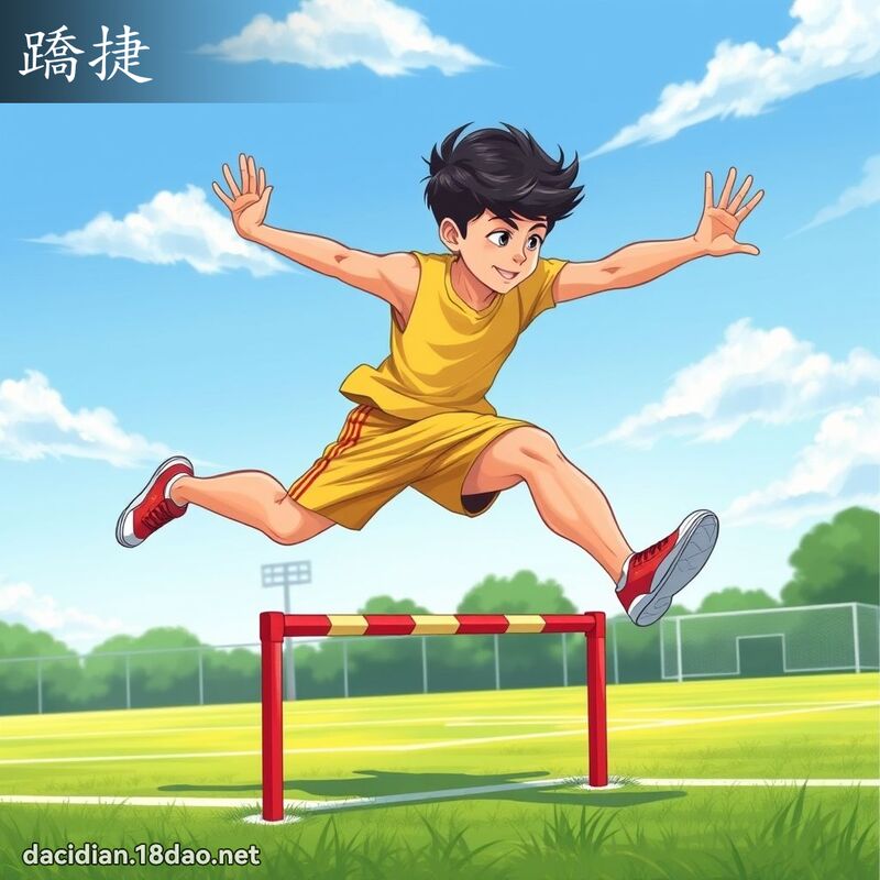 蹻捷 - 國語大辭典配圖
