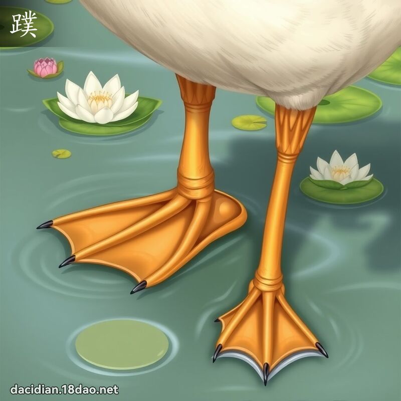 蹼 - 國語大辭典配圖