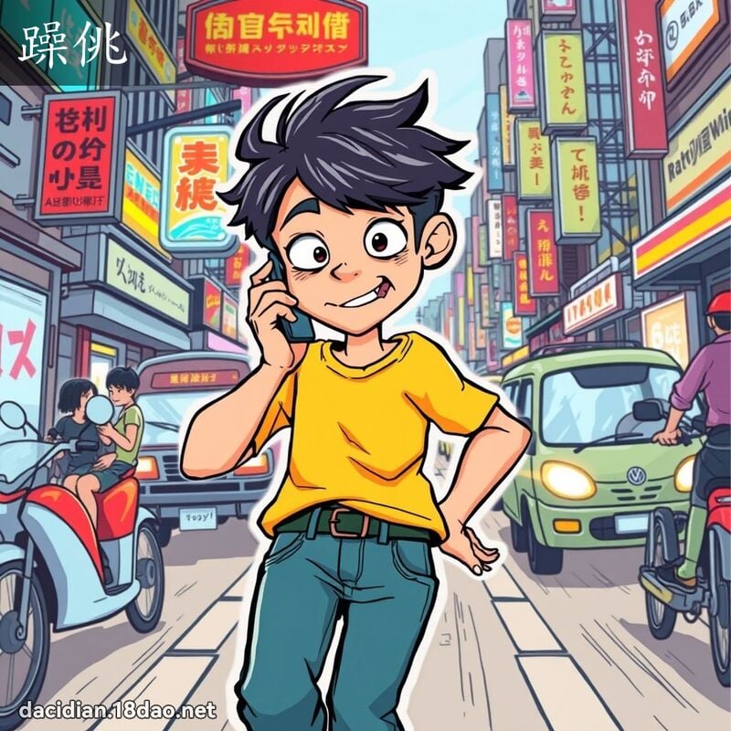 躁佻 - 國語大辭典配圖