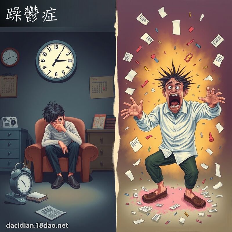 躁郁症 - 国语大辞典配图