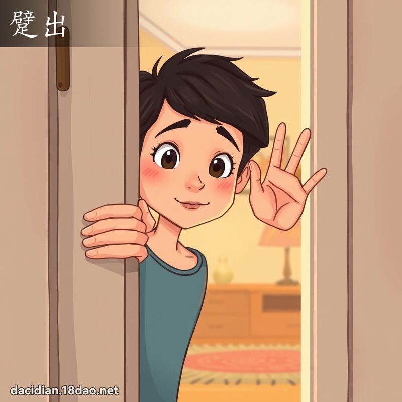 躄出 - 国语大辞典配图