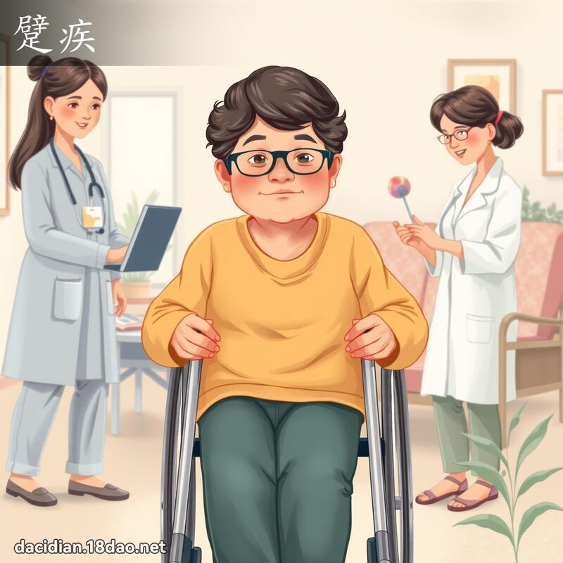 躄疾 - 国语大辞典配图
