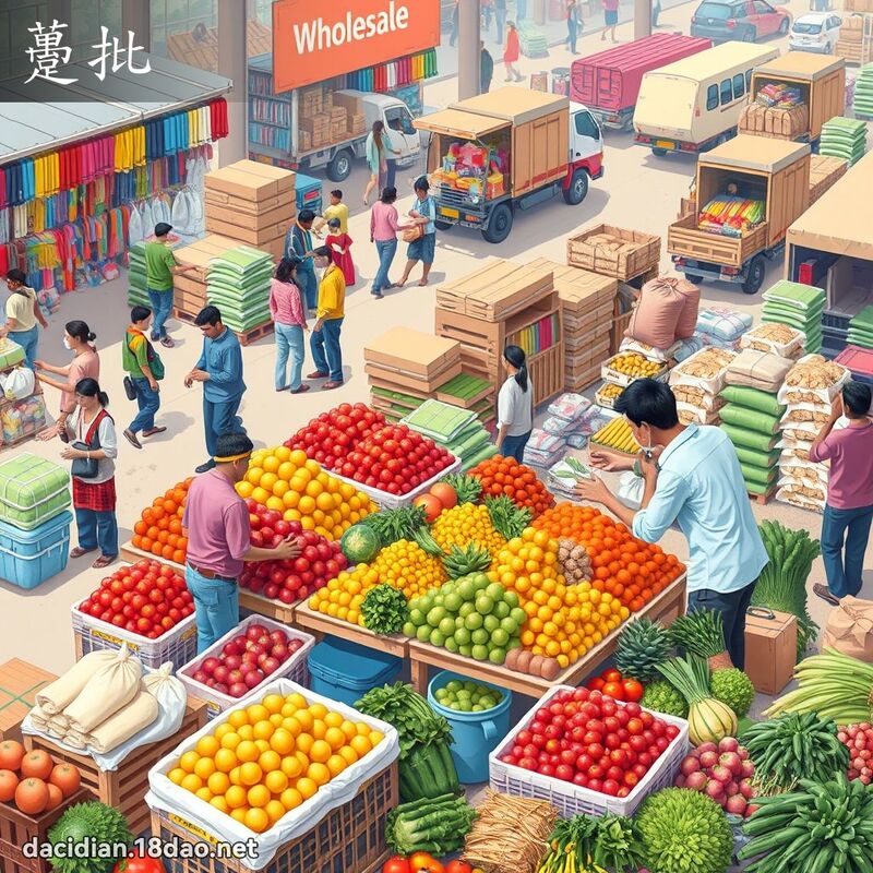 躉批 - 國語大辭典配圖