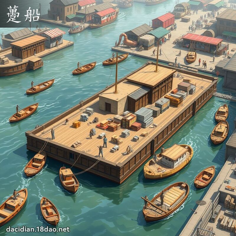 躉船 - 國語大辭典配圖