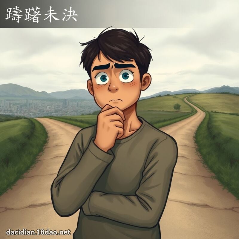 躊躇未決 - 國語大辭典配圖