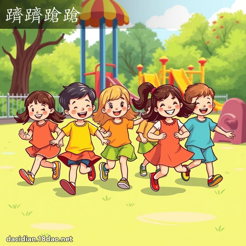 躋躋蹌蹌 - 國語大辭典配圖