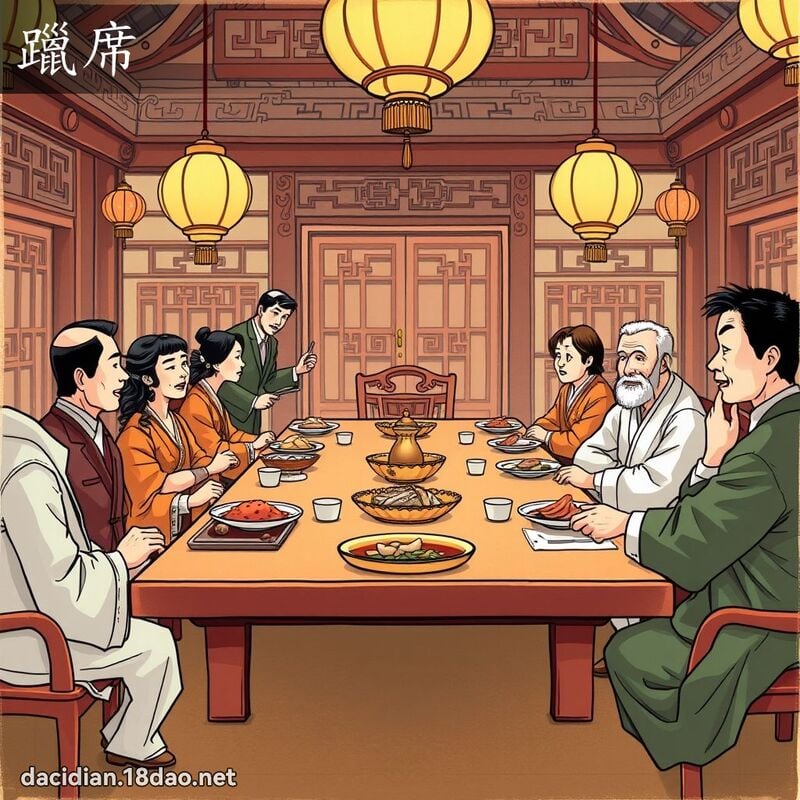 躐席 - 国语大辞典配图