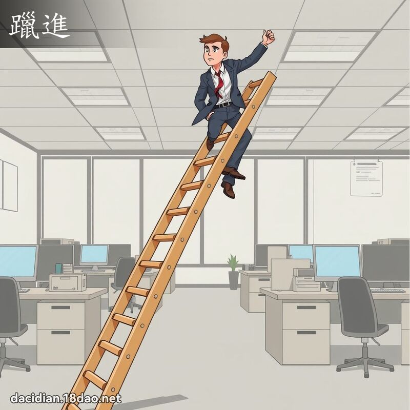 躐进 - 国语大辞典配图