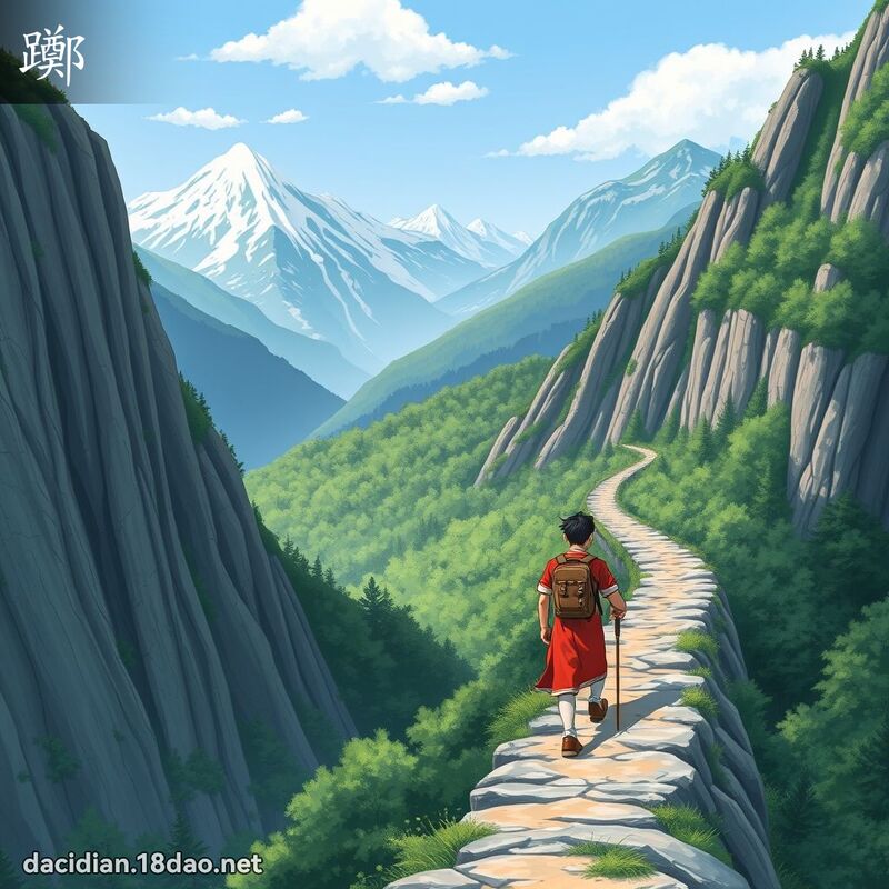 躑 - 國語大辭典配圖