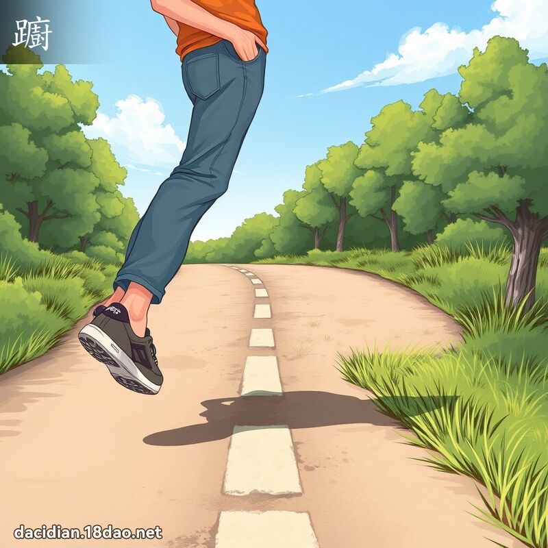 躕 - 国语大辞典配图
