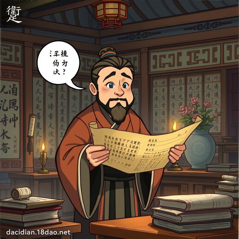 躗 - 國語大辭典配圖