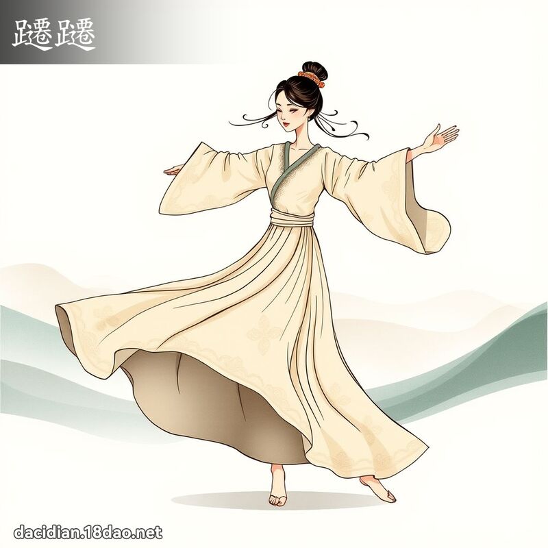 躚躚 - 國語大辭典配圖