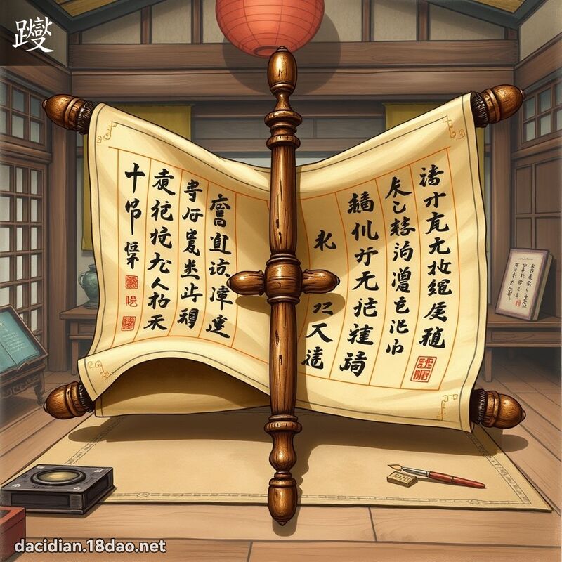 躞 - 國語大辭典配圖