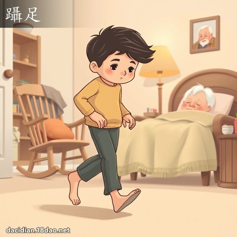 躡足 - 國語大辭典配圖