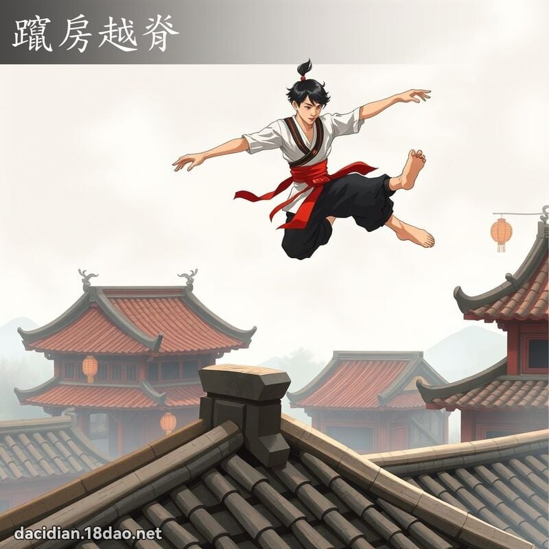 躥房越脊 - 國語大辭典配圖