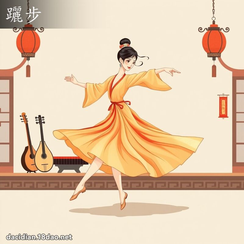 躧步 - 國語大辭典配圖