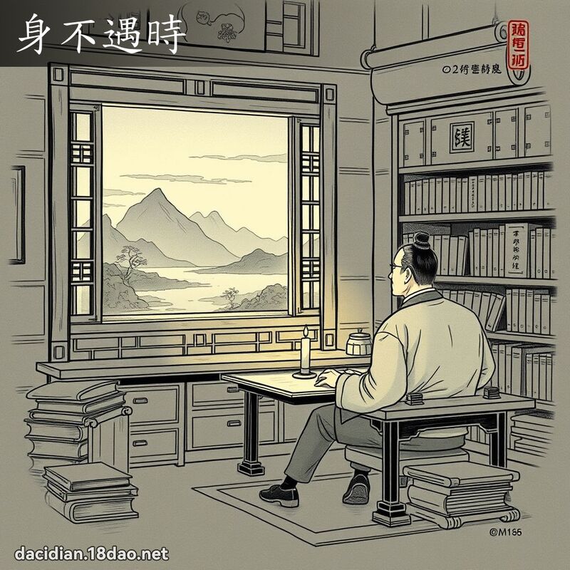 身不遇時 - 國語大辭典配圖