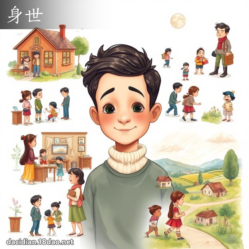 身世 - 國語大辭典配圖