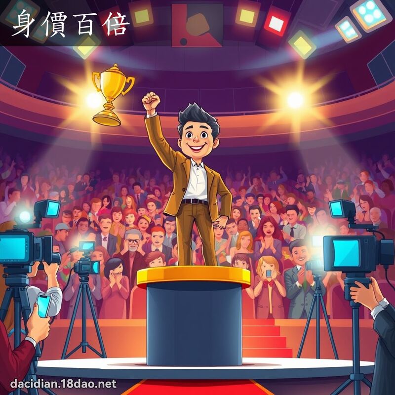 身价百倍 - 国语大辞典配图