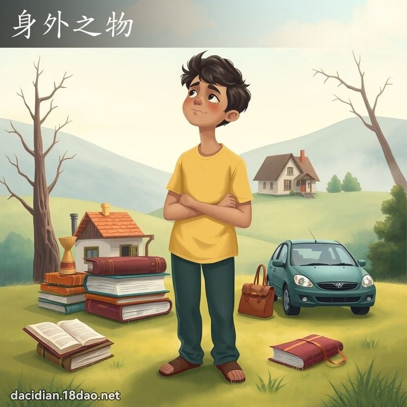 身外之物 - 國語大辭典配圖