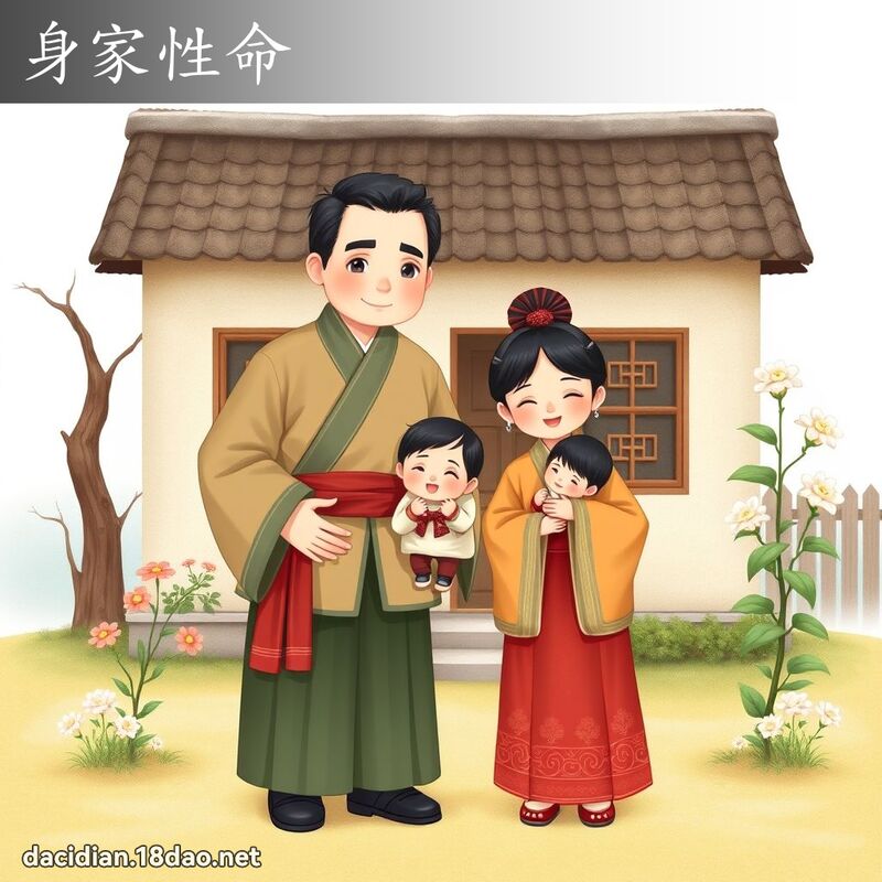 身家性命 - 國語大辭典配圖