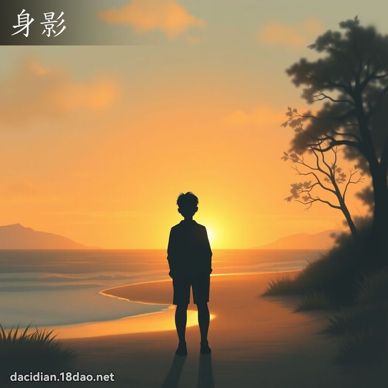 身影 - 国语大辞典配图