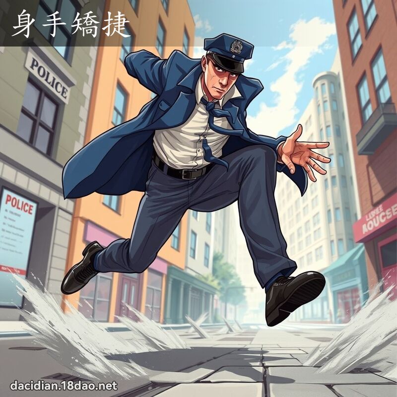 身手矯捷 - 國語大辭典配圖
