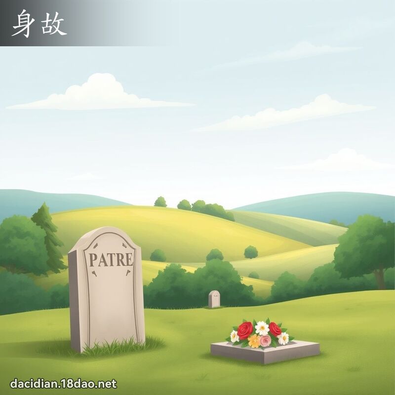 身故 - 國語大辭典配圖