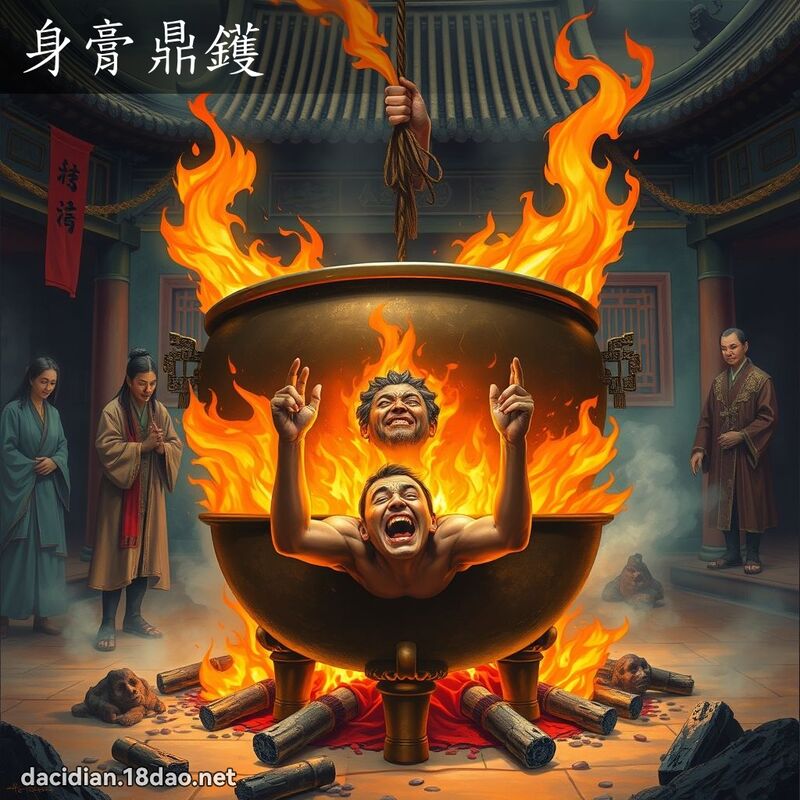 身膏鼎鑊 - 國語大辭典配圖
