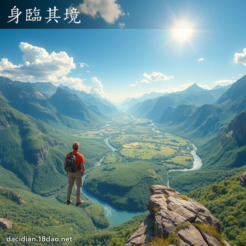 身临其境 - 国语大辞典配图