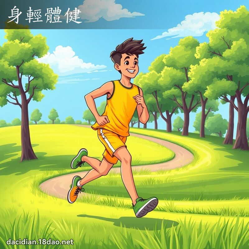 身輕體健 - 國語大辭典配圖