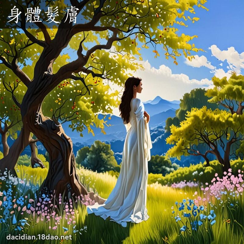 身体发肤 - 国语大辞典配图