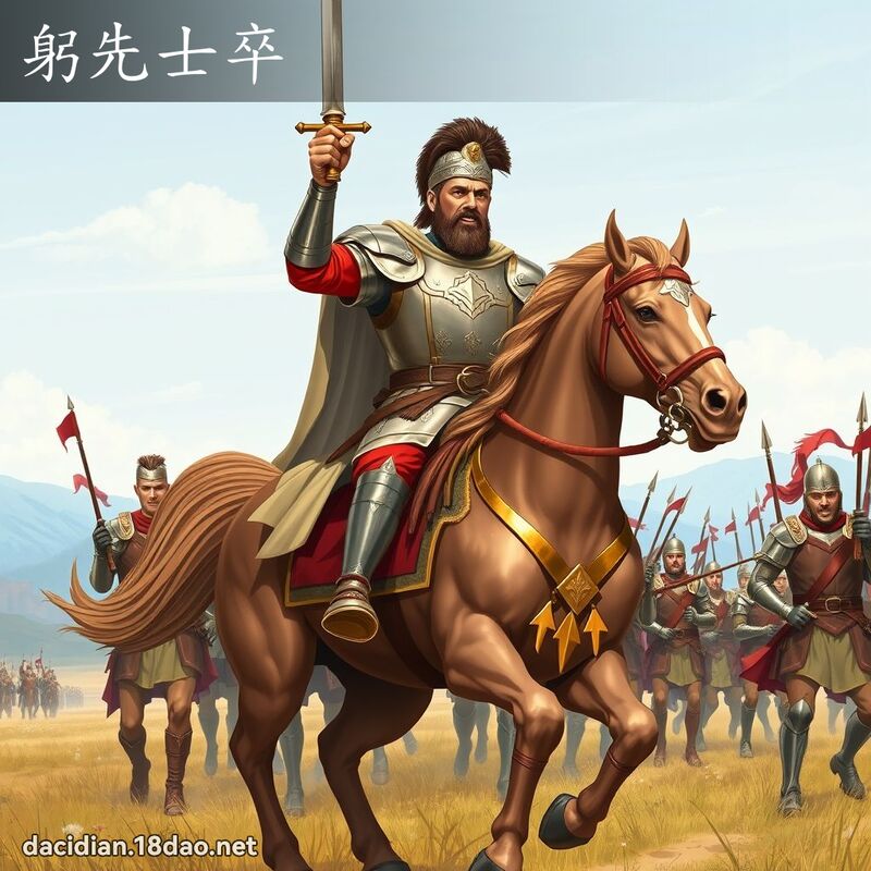 躬先士卒 - 國語大辭典配圖