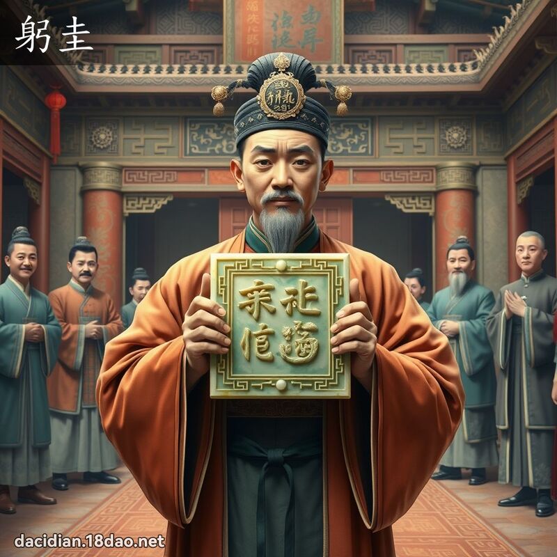 躬圭 - 國語大辭典配圖