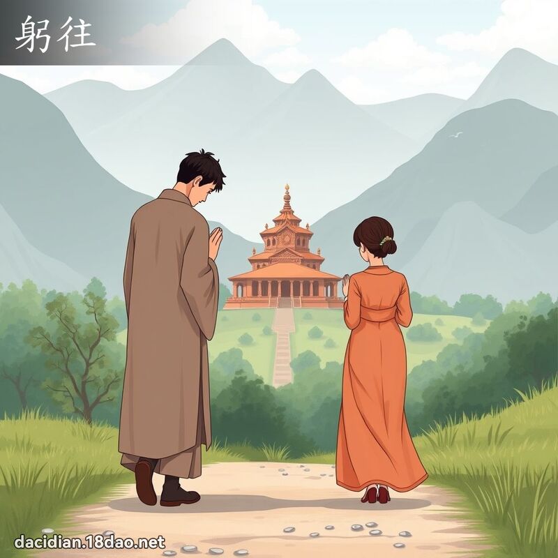 躬往 - 国语大辞典配图