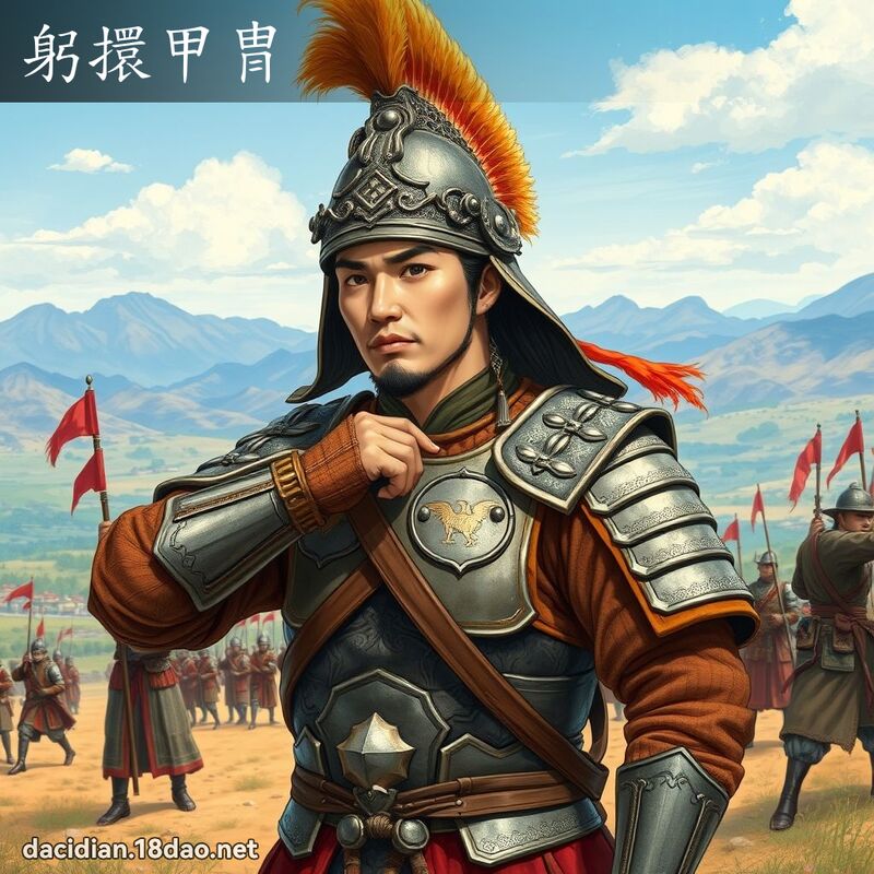 躬擐甲冑 - 国语大辞典配图
