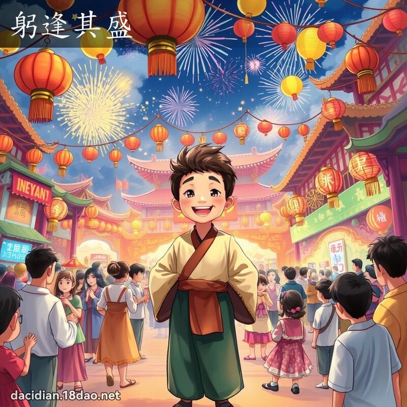 躬逢其盛 - 國語大辭典配圖